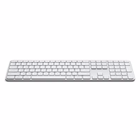 Bezvadu tastatūra QWERTY Satechi Slim EX3 Mac / PC ST-KEX3S-EN sudraba krāsā