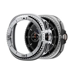 Spigen Bezel Tune Pro Pilot vāciņš Samsung Galaxy Watch 8 Classic 46mm sudraba