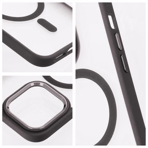 Чехол для iPhone 17 PRO MAX Matte Mag Cover совместимый с MagSafe титановый