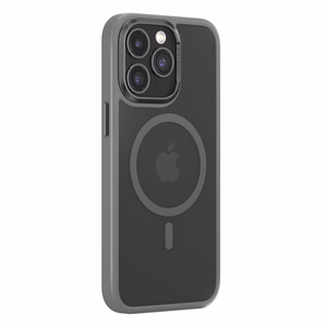 Comma magnētiskais viedtālruņa apvalks Joy Elegant Mag iPhone 15 Plus pelēkā krāsā