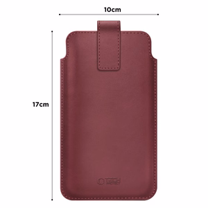 Tech-Protect SM65 viedtālruņa apvalks 6.0–6.9" viedtālruņiem - bordo