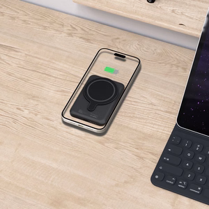 Tech-Protect LifeMag PB10 portatīvais lādētājs ar MagSafe 5000mAh 15W USB-C ports - melna + USB-C kabelis