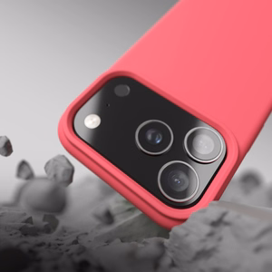 Etteri Силиконовый Mag Чехол для iPhone 17 Pro Max малиновый