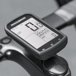 Rockbros WT-2 velosipēda datora turētājs ar vietu AirTag – melns