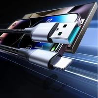 Joyroom S-A28 Flash Series 3A USB-A - Lightning kabelis 2 m - melns