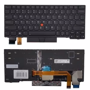 Klaviatūra LENOVO Thinkpad X13, ar Trackpoint, ar apgaismojumu, US
