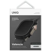 Uniq Valencia apvalks Apple Watch Ultra 49 mm - melns