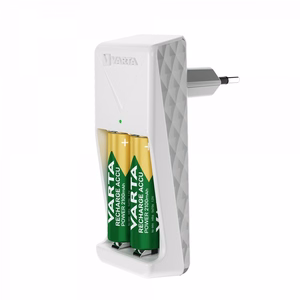 VARTA MINI Lādētājs 57656 + 2 gab. lādējamas baterijas R6 (AA) 2100mAh
