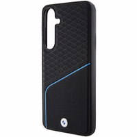 BMW BMHMS24S23RDCLK S24 S921 melns/melns cietais apvalks Signature Leather Textured & Line MagSafe