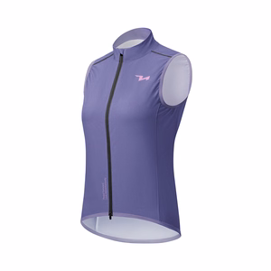 Rockbros MJ008 TVI vēja necaurlaidīga sieviešu velo veste, S izmērs, violeta