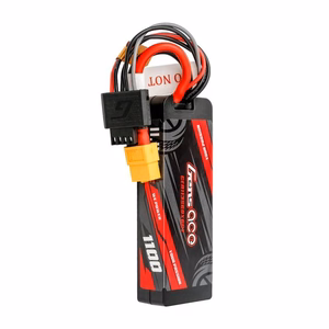Lipo Gens ace G-Tech 1100 mAh 11,1 V 3S1P 60C GRP-76 cietā korpusa akumulators ar XT60 savienotāju
