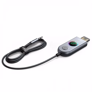 Adapteris Joyroom JR-CB6 pelēks (Ievade: Bluetooth 5.3 / Izvade: AUX)
