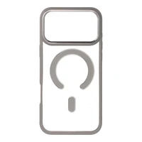 COLOR EDGE MAG COVER magnētiskais viedtālruņa apvalks, savietojams ar MagSafe, paredzēts IPHONE 17 Pro Max, titāna pelēks