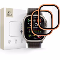 Tech-Protect rūdīts stikls 2 gab. Apple Watch Ultra 49mm oranžs