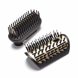 BaByliss AS6550E – 1500 W joniskā karstā gaisa matu veidošanas suka, 3 temperatūras līmeņi, zila / zelta