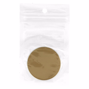 Metāla plāksīte magnētisko turētāju - apaļa 40 mm zelta krāsā