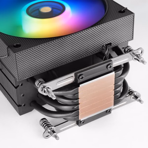 Mars Gaming MCPU-LCD procesora gaisa dzesētājs 12 cm melns 1 gab.