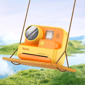 Digitālā bērnu kamera ar printeri Hoco 1MP 2,0" HD Ready DV200 dzeltena