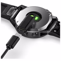 Adapteris USB-C Beline pulksteņu uzlādēšanai Garmin melns