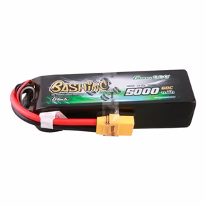 Gens Ace G-Tech 5000 mAh 14,8 V 4S1P 60C Lipo akumulatoru komplekts ar XT90 savienotāju — „Bashing“ sērija