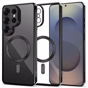 Tech-Protect MagFlex Maciņš for Samsung Galaxy S26 Ultra - Clear melns