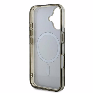 Guess IML 4G Fons Magnētiskais viedtālruņa apvalks iPhone 16 Plus - brūns