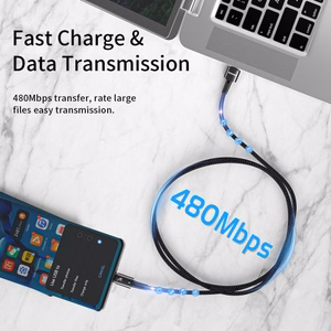 USB kabelis Essager Morning Glory zils Type-C 200cm (līdz 7A)