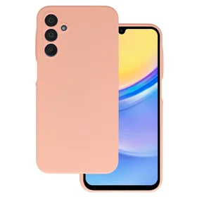 Silikona Lite viedtālruņa apvalks Samsung Galaxy A15 4G/5G persikāns