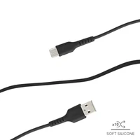 SBS TECABLEMICRO2K USB-A - Micro-USB kabelis 2 m - melns