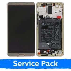 LCD displejs saderīgs ar Huawei Mate 10 brūns ar rāmi (Service Pack)