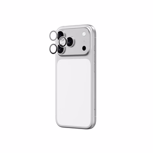 AmazingThing Lens стекло для iPhone 17 Pro / Pro Max с чёрной алюминиевой рамкой