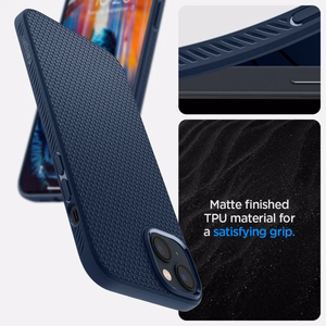 Spigen Liquid Air apvalks iPhone 14 Plus – zils