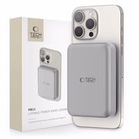 Portatīvais lādētājs Tech-Protect PB11 LifeMag MagSafe 10000 mAh - titāna