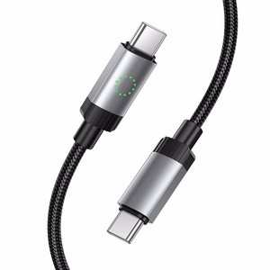 Кабель USB C to USB C Hoco 3A 60W 1 m X117 черный