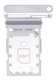 SIM kartes turētājs Samsung S908 S22 Ultra Dual Phantom White oriģināls (servisa iepakojums)