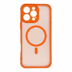 FULL MATTE MAG COVER viedtālruņa apvalks saderīgs ar Magnētisko uzlādi IPHONE 16 Pro Max hermes oranža
