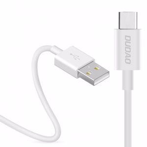 USB Kabelis Dudao L1T balts Type-C 100cm (līdz 3A)