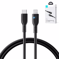 Joyroom Premium Series A13 Lightning / USB-C 20W 2 m kabelis - melns