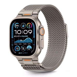 TECH-PROTECT MILANO VANGUARD APPLE WATCH 8 / 9 / 10 / 10 / 11 / SE / ULTRA (44 / 45 / 46 / 49 MM) TITĀNA KRĀSĀ