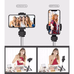 TECH-PROTECT L01S BLUETOOTH SELFIJU NŪJA AR TRIJKĀJI MELNS