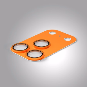 Etteri pilnīga kameras objektīva aizsargs priekš iPhone 17 Pro Max - oranžs