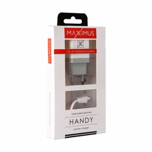 Sienas lādētājs MAXXIMUS HANDY 1A + Micro USB