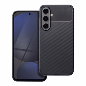 Чехол для Samsung S24 FE Carbon Premium чёрный