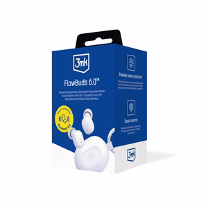 TWS 3mk FlowBuds 6.0 беспроводные наушники - белые