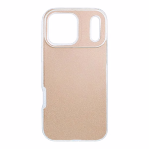 Case for iPhone 17 Pro Max / 18 Pro Max (low camera edge) Shining gold