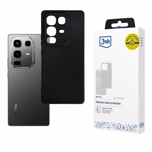 3mk Matt Case for Infinix Note 50 Pro - Black