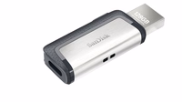 SanDisk zibatmiņa 128GB USB-A / USB-C Ultra Dual Drive 150 MB/s