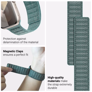 Crong Melange magnētiska siksniņa Apple Watch 44 / 45 / 46 / 49 mm, tirkīza melanža