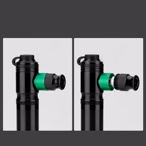 Rockbros HQ-75D-CO2 manuāls alumīnija CO2 pumpis – krāsa: melna