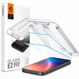 Spigen Glas.TR "Ez Fit" rūdītā stikla komplekts (2 gab.) Google Pixel 9A - caurspīdīgs